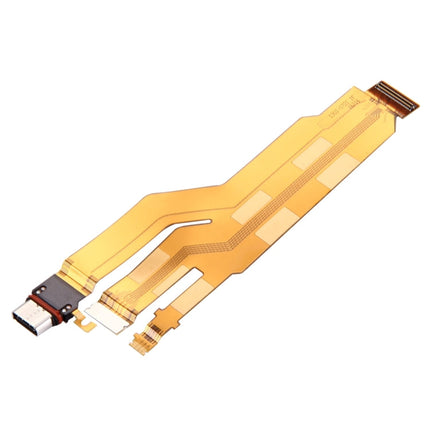 Charging Port + LCD Flex Cable for Sony Xperia XZ , For Xperia XZ