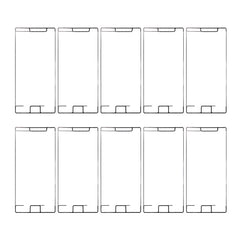 10 PCS for Sony Xperia XZ Premium Front Housing Adhesive, For Sony Xperia XZ Premium