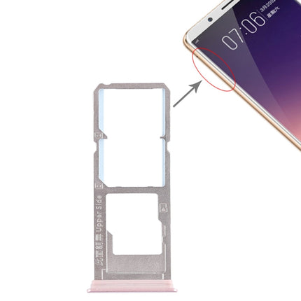 For Vivo Y79 2 x SIM Card Tray + Micro SD Card Tray, For Vivo Y79
