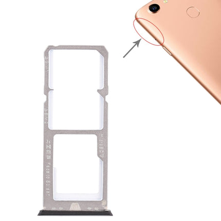 For OPPO A79 2 x SIM Card Tray + Micro SD Card Tray