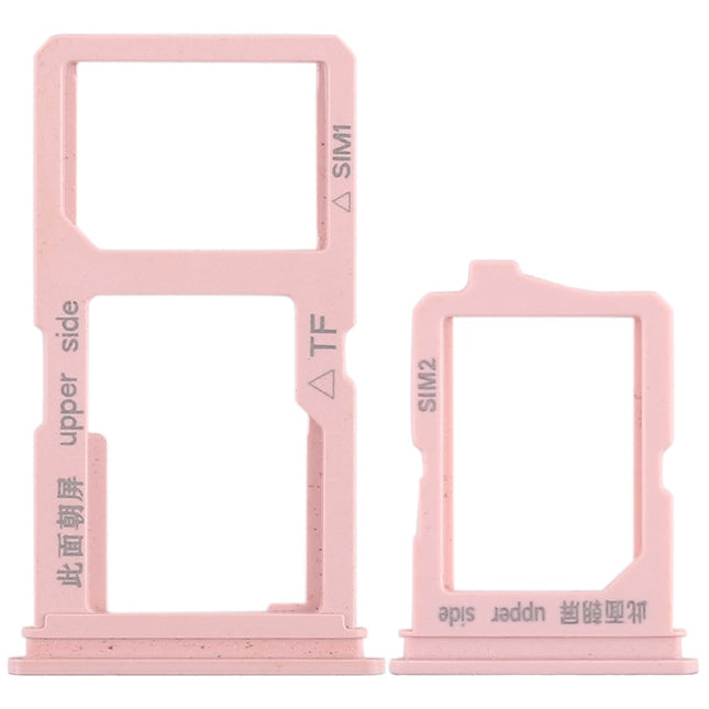 For Vivo Y66 2 x SIM Card Tray + Micro SD Card Tray, For Vivo Y66