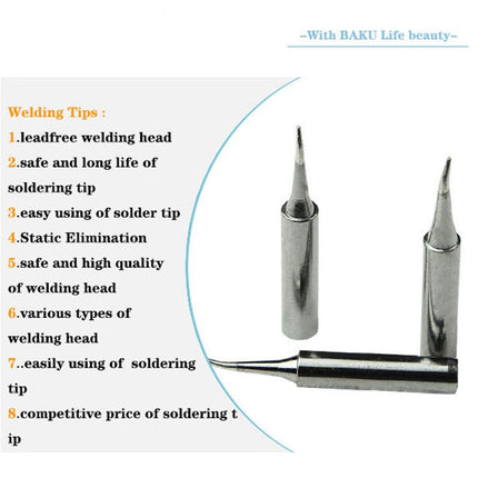 BAKU BK-9033 3 in 1 Lead-free Soldering Iron Tip for Solder Station, BK-9033