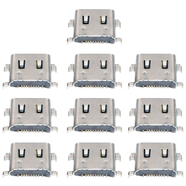 10 PCS Charging Port Connector for Motorola Moto M XT1662, For Moto M