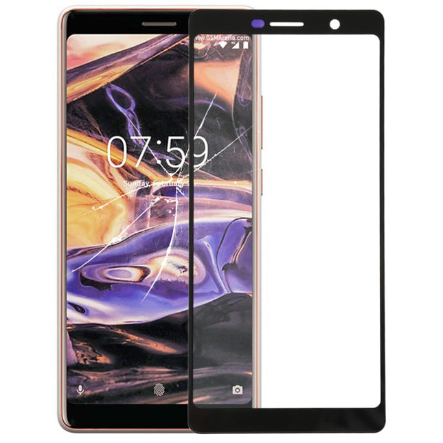 Front Screen Outer Glass Lens for Nokia 7 Plus / E9 Plus , For Nokia 7 Plus
