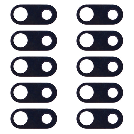 10 PCS Back Camera Lens for LG V30 H930 H933, For LG V30 (Black), For LG V30 (Silver)