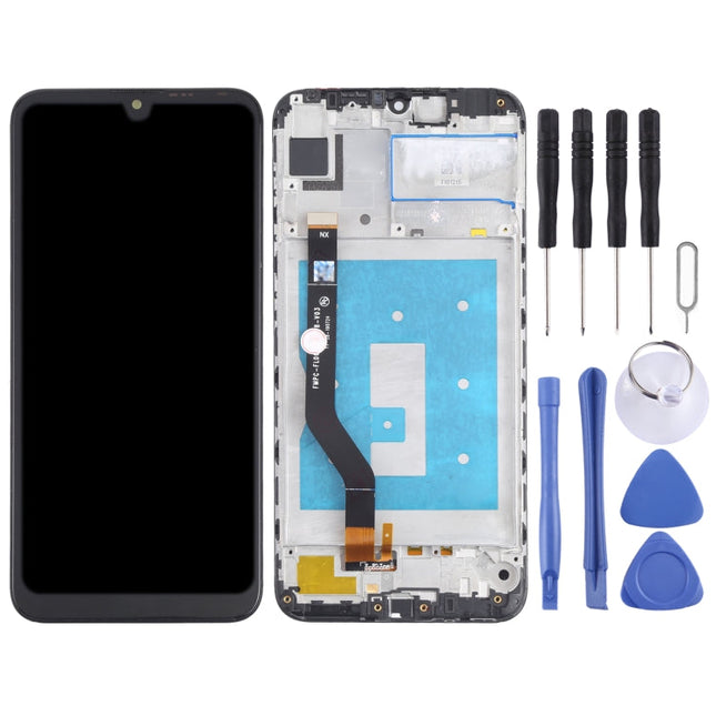 LCD Screen and Digitizer Full Assembly with Frame for Huawei Y7 (2019)(High Version)