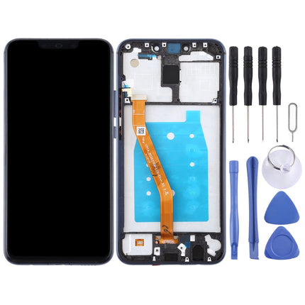 LCD Screen and Digitizer Full Assembly with Frame for Huawei Mate 20 Lite / Maimang 7