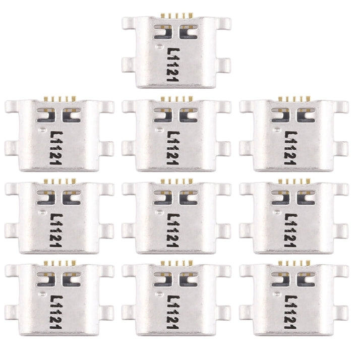 10 PCS Charging Port Connector for Huawei P smart (Enjoy 7S)