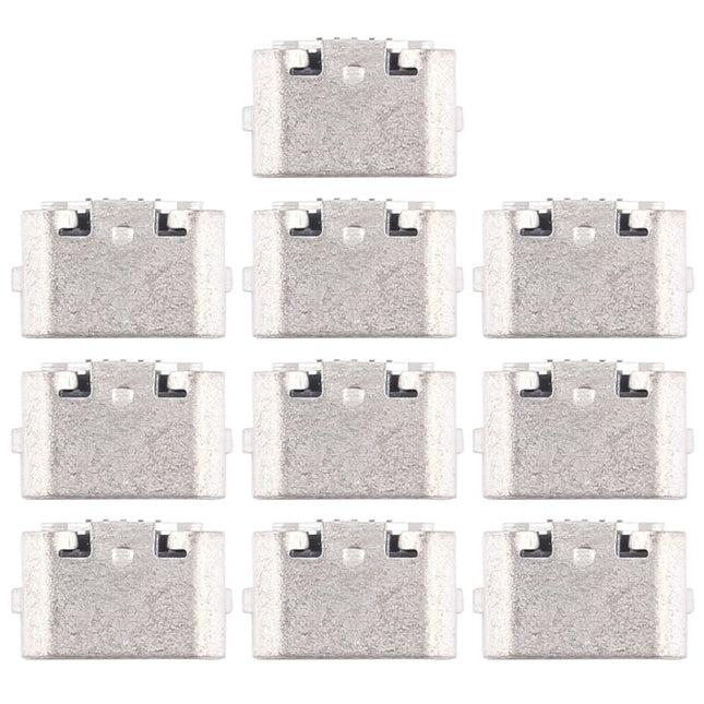 10 PCS Charging Port Connector for Huawei Honor Play, For Honor Play