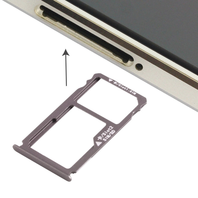 For Huawei Mate S Nano SIM Card Tray + Nano SIM / Micro SD Card Tray , For Huawei Mate S, For Mate S