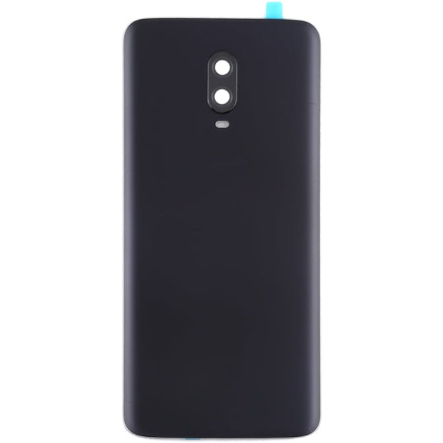 For OnePlus 6T Original Battery Back Cover with Camera Lens Frame, For OnePlus 6T,Original (Frosted Black ), For OnePlus 6T,Original (Jet Black)