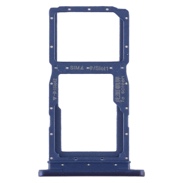 SIM Card Tray + SIM Card Tray / Micro SD Card Tray for Huawei Honor 9X / Honor 9X Pro, For Huawei Honor 9X, For Huawei Honor 9X(Dark Blue), For Huawei Honor 9X(Baby Blue)