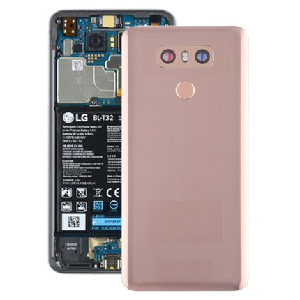 Battery Back Cover with Camera Lens & Fingerprint Sensor for LG G6 / H870 / H870DS / H872 / LS993 / VS998 / US997, For LG G6 with Camera Lens, For LG G6