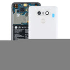 For LG G6 with Camera Lens Frame / White