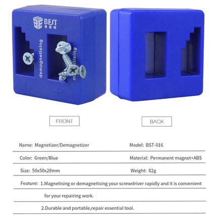 BEST BST-016 Magnetizer Demagnetizer Tool, BST-016 (Blue), BEST-016 (Green)