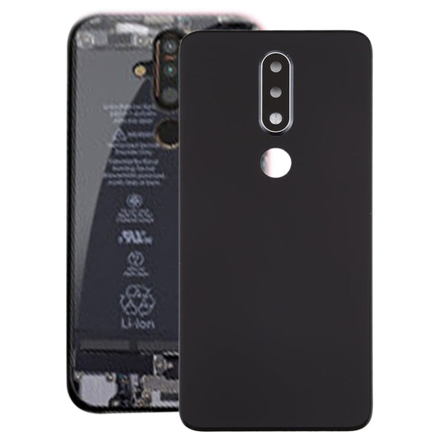 Battery Back Cover with Camera Lens Frame for Nokia X6 (2018) / 6.1 Plus TA-1099 TA-1103, For Nokia X6 (2018)