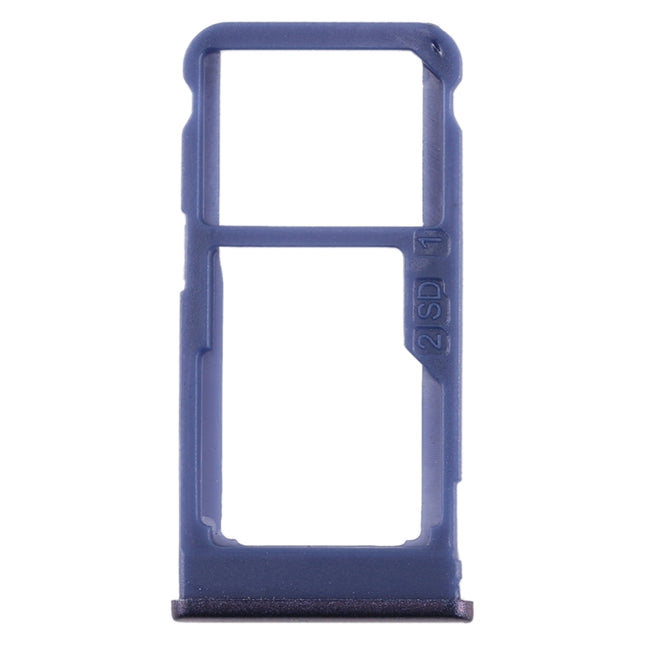 SIM Card Tray + SIM Card Tray / Micro SD Card Tray for Nokia 5.1 Plus / X5 TA-1102 TA-1105 TA-1108 TA-1109 TA-1112 TA-1120 TA-1199, For Nokia 5.1 Plus