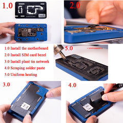 Qianli BGA Reballing Stencil Platform for iPhone X / XS / XS Max, For iPhone X / XS / XS Max