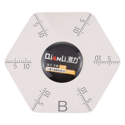 Qianli Hexagram Shape Pry Opening Tool With Scales, Hexagram