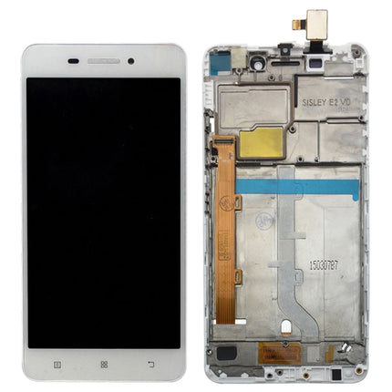 LCD Screen and Digitizer Full Assembly with Frame for Lenovo S60 S60W S60T S60A, For Lenovo S60