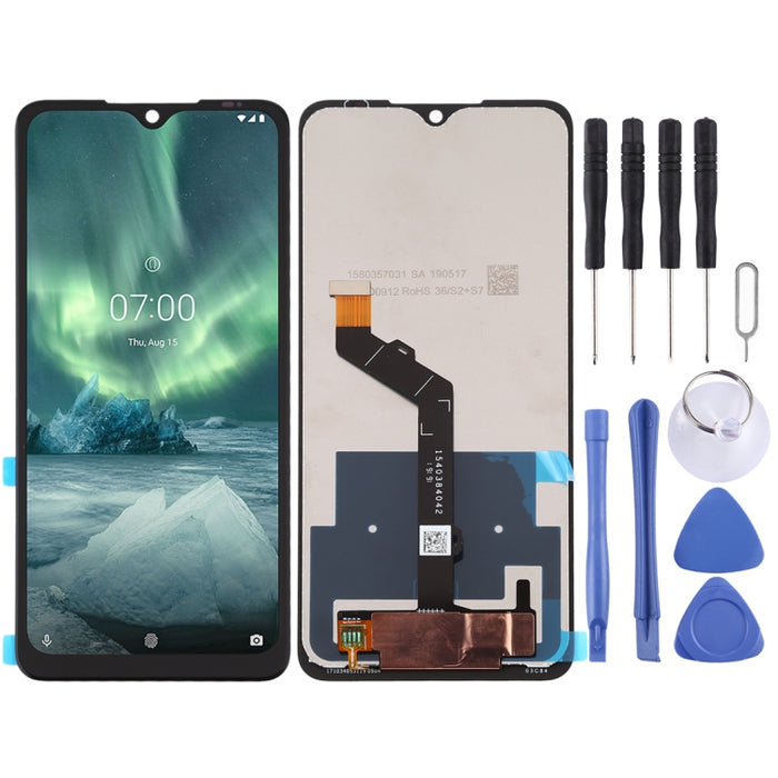 LCD Screen and Digitizer Full Assembly for Nokia 7.2 / 6.2 / TA-1193 / TA-1178 / TA-1196 / TA-1181, For Nokia 7.2