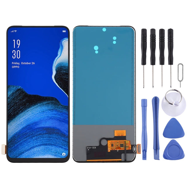 TFT Material LCD Screen and Digitizer Full Assembly (No Fingerprint Identification) For OPPO Reno2 Z / Reno2 F / K3 / Realme X