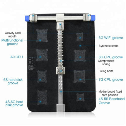BEST-001E DIY FIX Stainless Steel Circuit Board PCB Holder Fixture Work Station for Chip Repair tools, BEST-001E