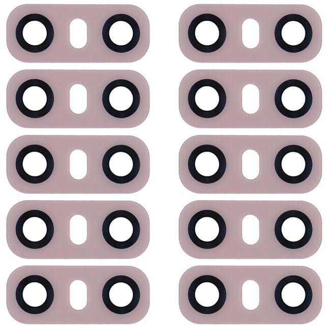10 PCS Back Camera Lens with Adhesive for LG G6 H870/H871/H872/ LS993, LG G6 (Pink), LG G6 (Blue), LG G6 (Gold)