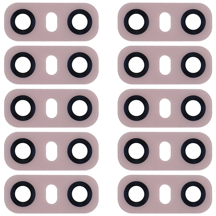 10 PCS Back Camera Lens with Adhesive for LG G6 H870/H871/H872/ LS993, LG G6 (Pink), LG G6 (Blue), LG G6 (Gold)