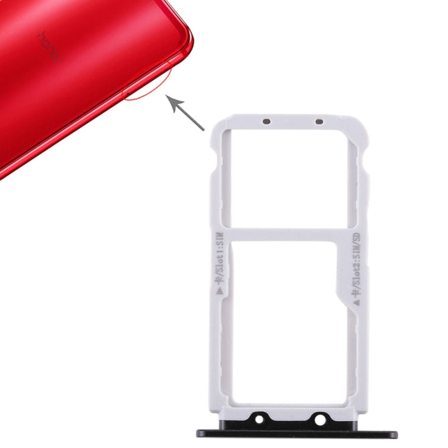 SIM Card Tray + SIM Card Tray / Micro SD Card for Huawei Honor View 10 / V10, For Honor V10, For Huawei View 10 / V10, For Honor View 10 / V10
