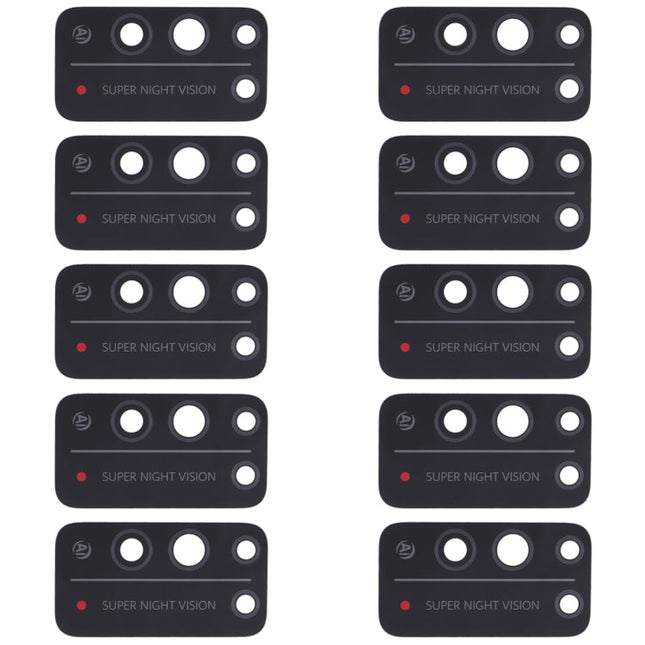 For Huawei Honor X10 5G 10pcs Back Camera Lens
