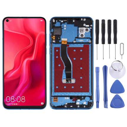 LCD Screen and Digitizer Full Assembly with Frame for Huawei Nova 4