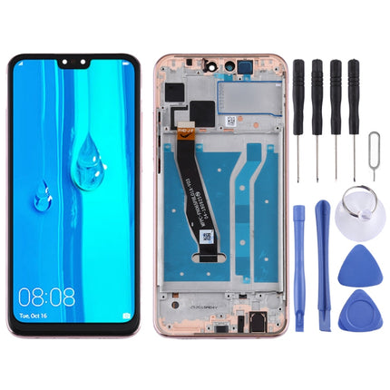 LCD Screen and Digitizer Full Assembly with Frame for Huawei Y9 (2019)