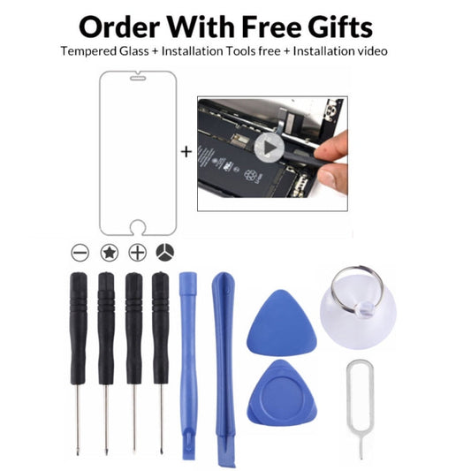 11 in 1 Repair Kits & Gifts (4 x Screwdriver + 2 x Teardown Rods + 2 x Triangle on Thick Slices + 1 x Eject Pin + 1 x Chuck + 1 x Tempered Glass), 11 in 1 Repair Kits & Gifts