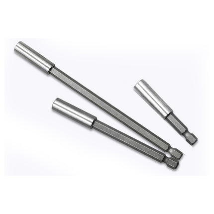 3 in 1 1/4 Electric Batch Head High Magnetism Connecting Rod Pistol Drill Extension Rod Sleeve Fast Turning Joint, Length: 60/100/150mm, 60/100/150mm Joint