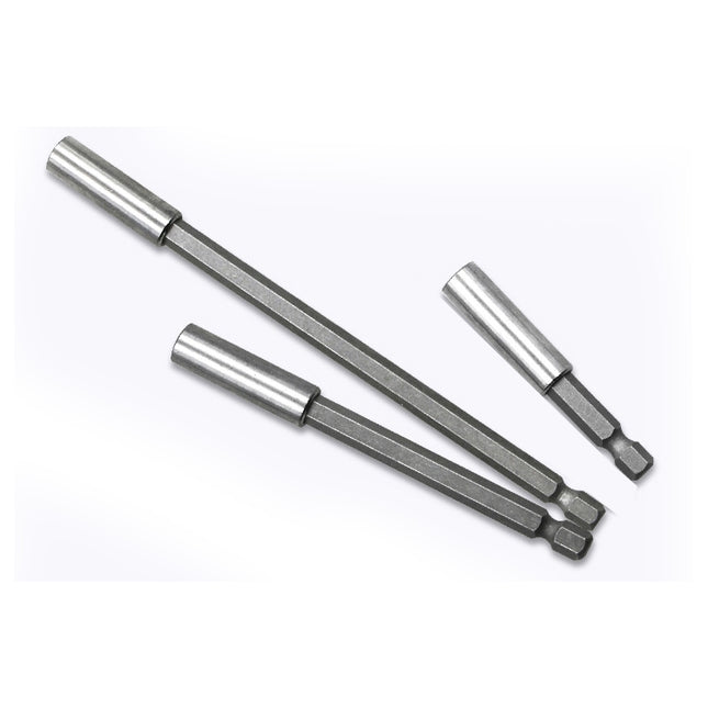 3 in 1 1/4 Electric Batch Head High Magnetism Connecting Rod Pistol Drill Extension Rod Sleeve Fast Turning Joint, Length: 60/100/150mm, 60/100/150mm Joint