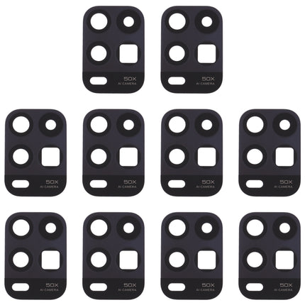 10 PCS Back Camera Lens for Xiaomi Mi 10 Youth 5G, For Xiaomi Mi 10 Youth 5G