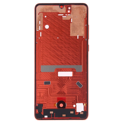 Front Housing LCD Frame Bezel Plate with Side Keys for Huawei P30, For Huawei P30 (Orange), For Huawei P30 (Baby Blue)
