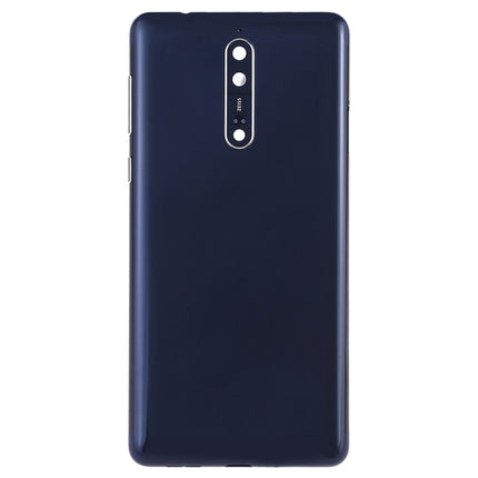 Battery Back Cover with Camera Lens & Side Keys for Nokia 8, For Nokia 8, Nokia 8