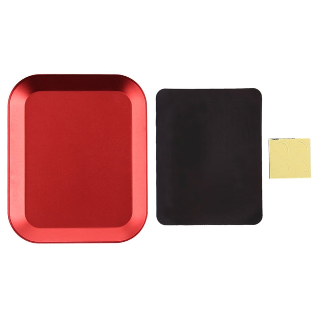 Aluminium Alloy Screw Tray Phone Repair Tool, Screw Tray (Red), Screw Tray