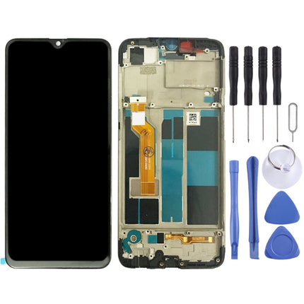 LCD Screen and Digitizer Full Assembly with Frame for OPPO A7X / F9 / F9 Pro / Realme 2 Pro