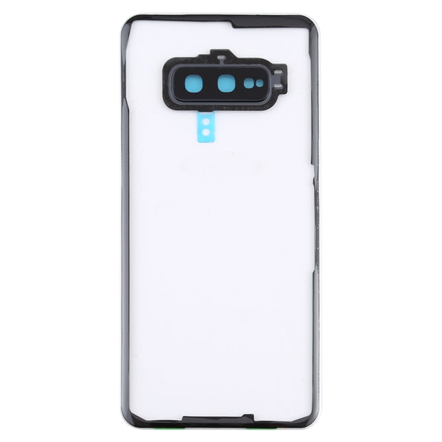 For Samsung Galaxy S10e / G970F/DS G970U G970W SM-G9700 Transparent Battery Back Cover with Camera Lens Frame, For Galaxy S10e