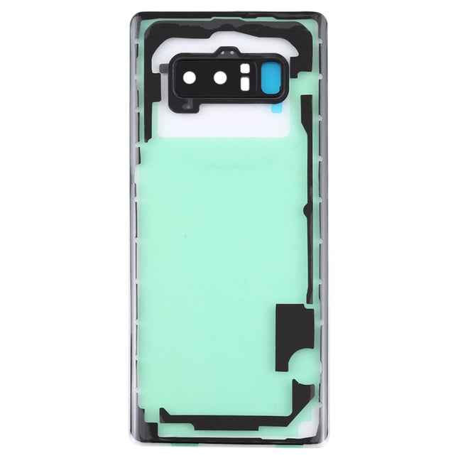 For Samsung Galaxy Note 8 / N950F N950FD N950U N950W N9500 N950N Transparent Battery Back Cover with Camera Lens Frame, For Galaxy Note 8