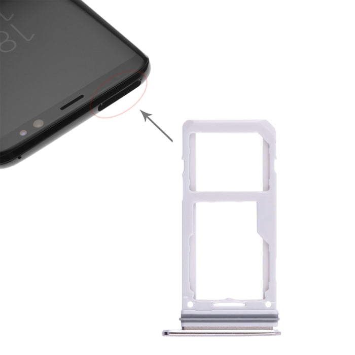 For Galaxy S8 / S8+ 2 SIM Card Tray / Micro SD Card Tray, For Galaxy S8 / S8+, For Samsung Galaxy S8(Double), For Galaxy S8 / S8+(Double  SIM)