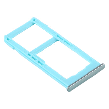 For Samsung Galaxy A60 SIM Card Tray + SIM Card Tray / Micro SD Card Tray, For Samsung Galaxy A60 (Baby Blue), For Samsung Galaxy A60