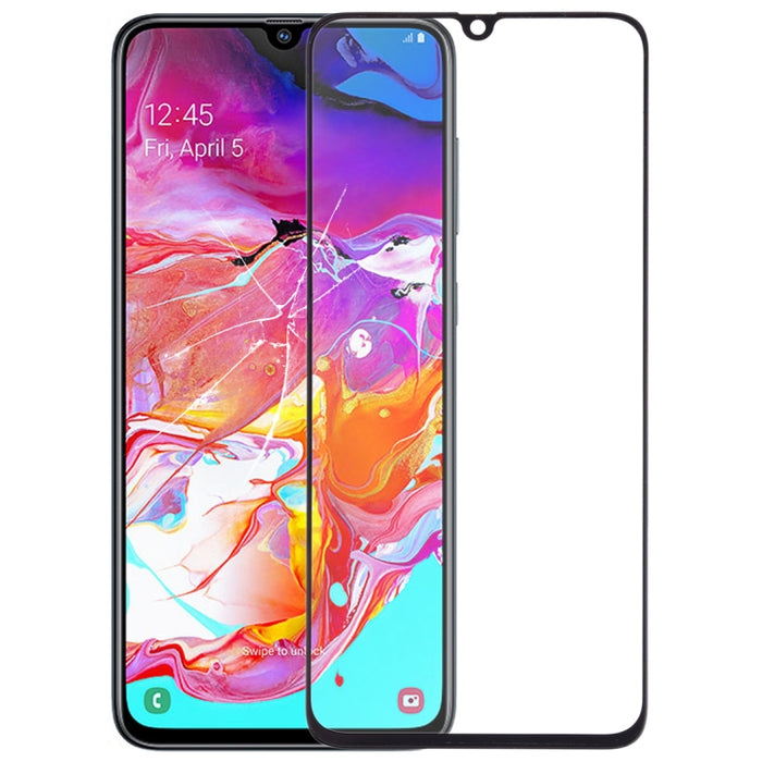 For Galaxy A70 Front Screen Outer Glass Lens , For Galaxy A70
