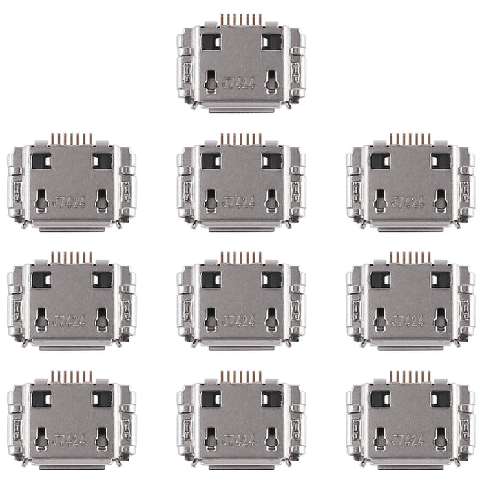 For Galaxy Note N7000 / i9220 / S5830 10pcs Charging Port Connector, For Samsung Galaxy Note N7000