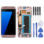 For Galaxy S7 Edge (Frame) Super AMOLED / Rose Gold