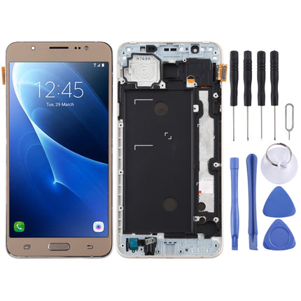 TFT Material LCD Screen and Digitizer Full Assembly with Frame for Galaxy J7 (2016) / J710F, For Galaxy J7 (2016) with Frame,TFT, For Galaxy J7 (2016) (TFT Material)