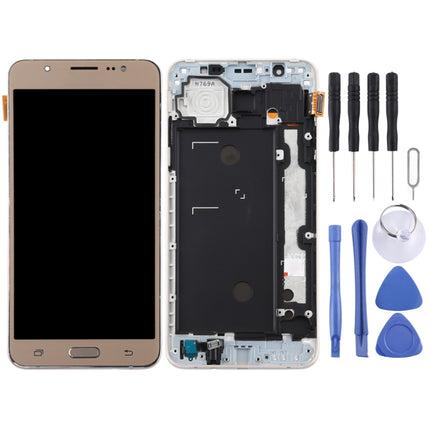 TFT Material LCD Screen and Digitizer Full Assembly with Frame for Galaxy J7 (2016) / J710F, For Galaxy J7 (2016) with Frame,TFT, For Galaxy J7 (2016) (TFT Material)